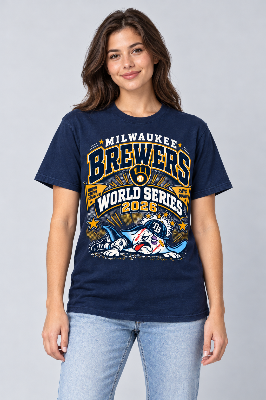 Brewers World Series T shirt - NAVY