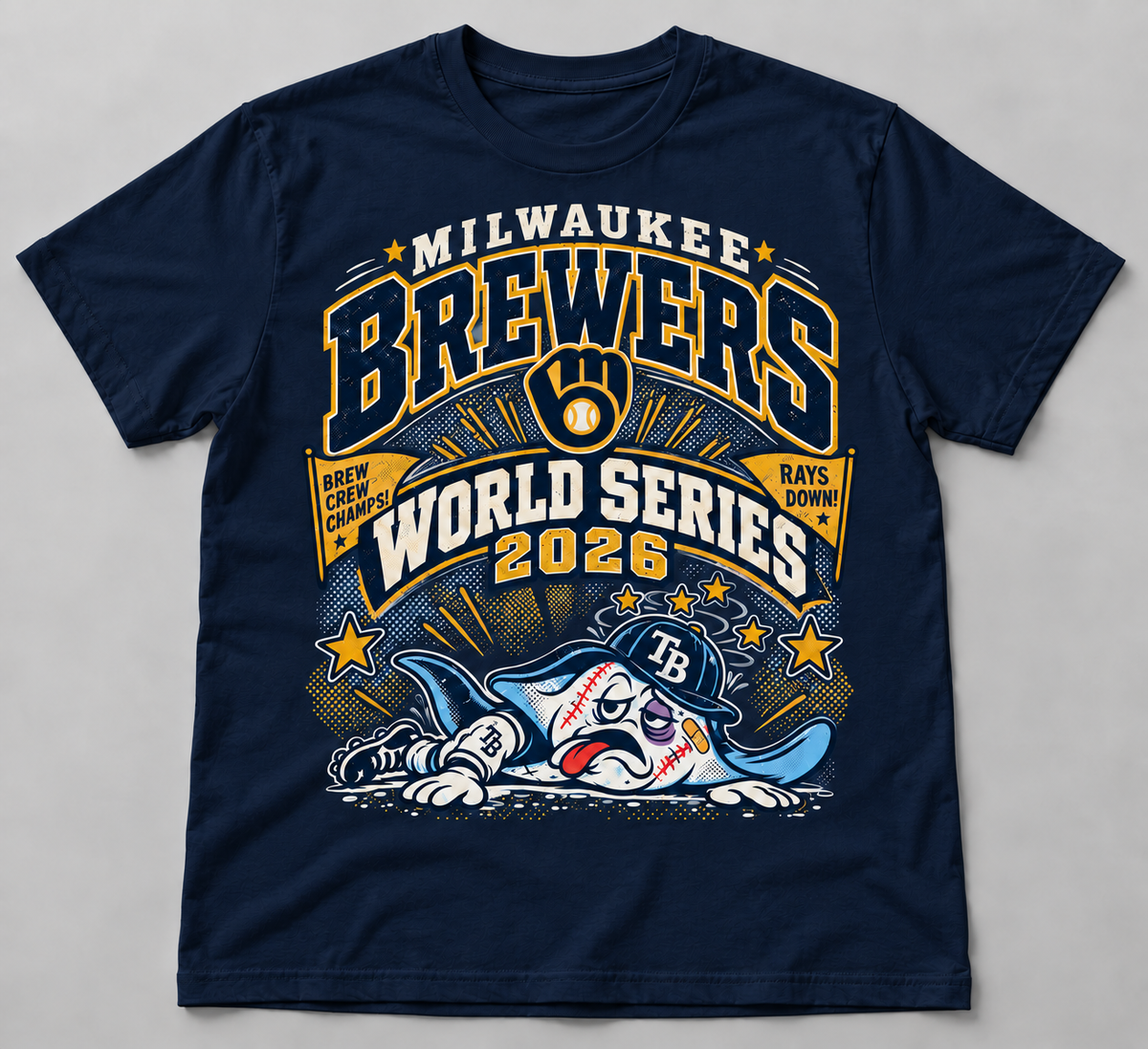 Brewers World Series T shirt - NAVY